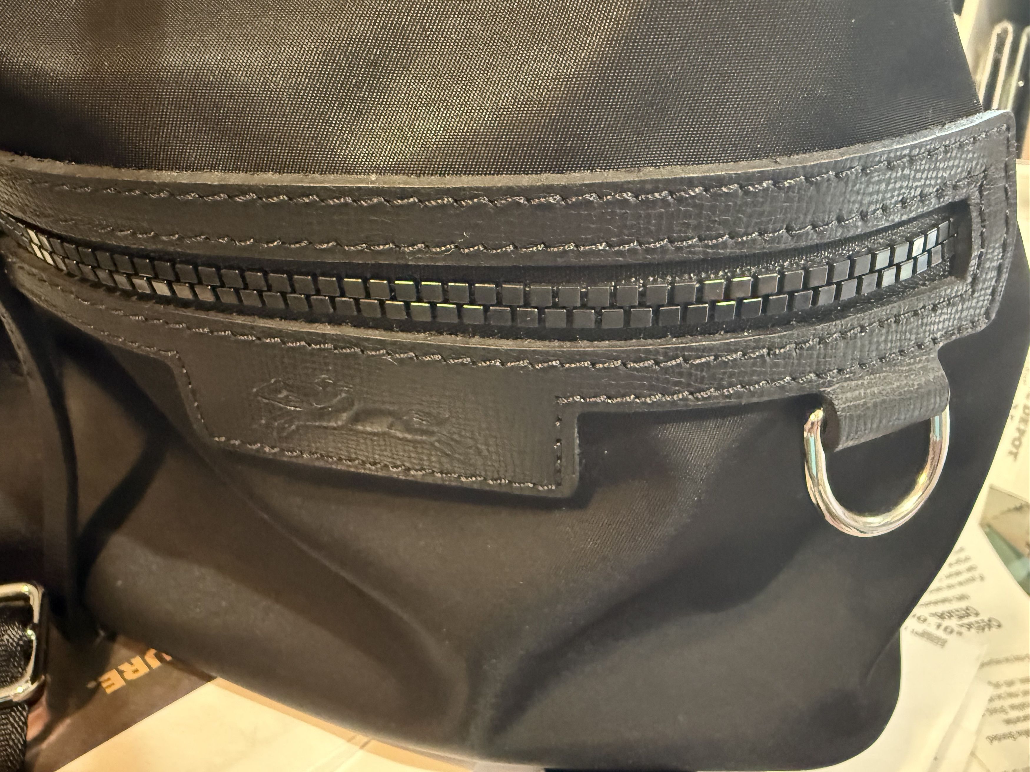 Longchamp Longchamp Le Pliage drawstring Bucket Bag Black nylon EUC Size ONE SIZE - 3 Thumbnail