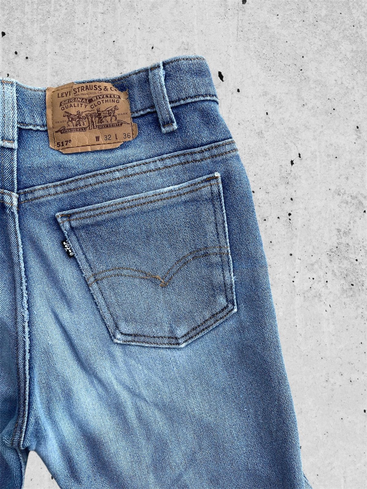 Jean × Levi's 🔥 Levi's 517 Bot Cut Distressed Denim W31🔥 Size US 31 - 12 Thumbnail