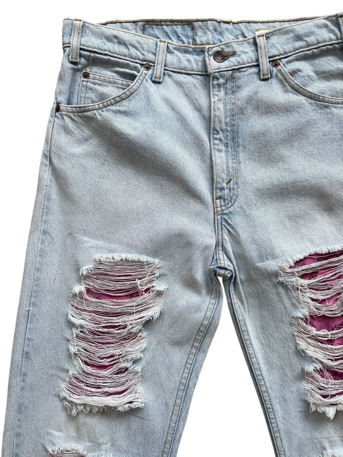 Levi's Vintage Clothing Vintage Levis 1 of 1 Reworked Destroyed Denim Size US 33 - 8 Thumbnail