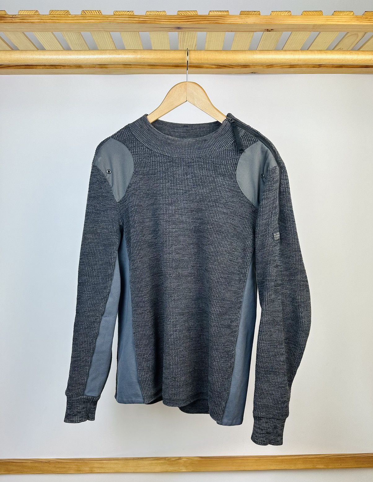 G-Star Y2K Raw G Star Knit 1/4 Zip Sweater Size US M / EU 48-50 / 2 - 1 Thumbnail