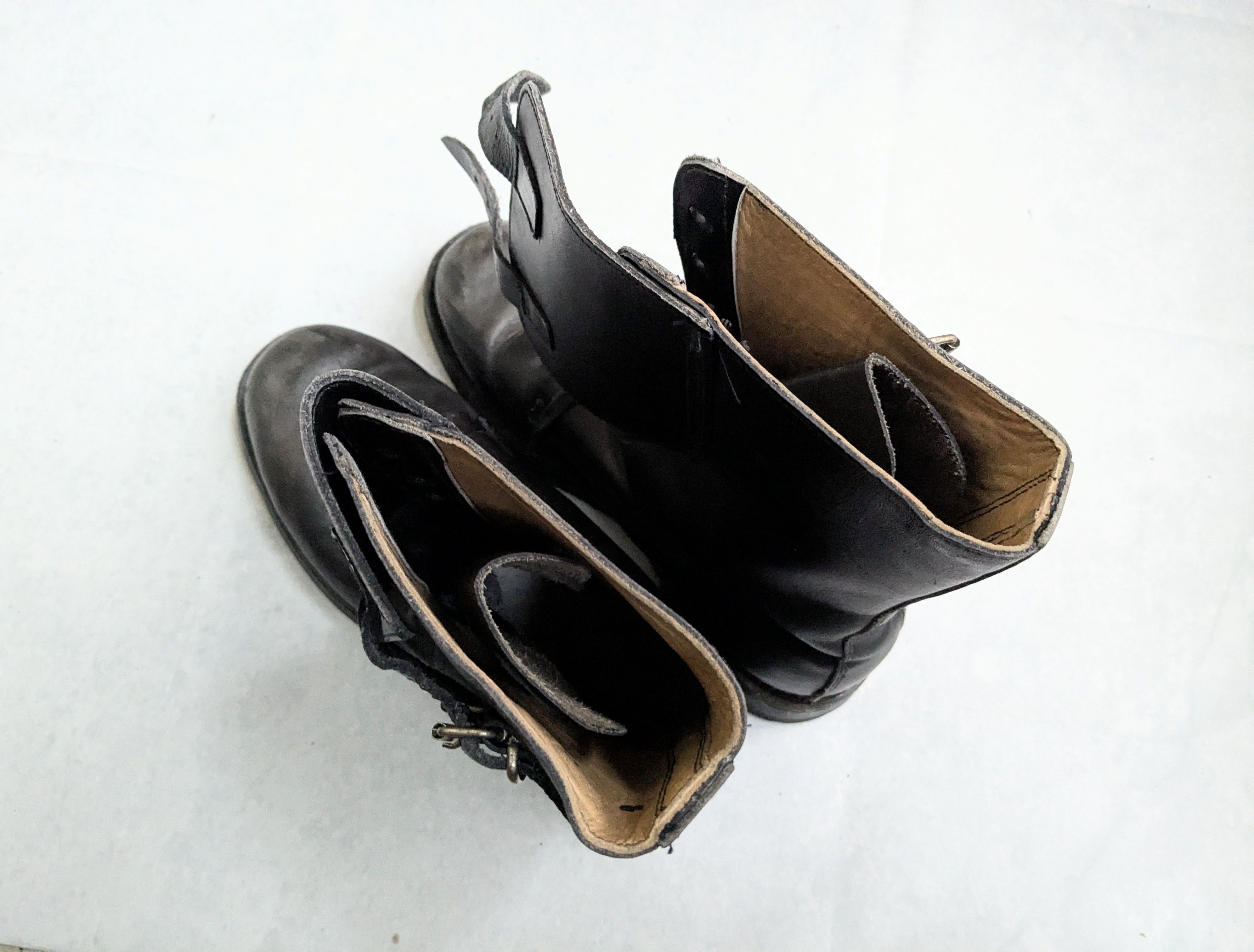 Genuine Leather Derisi Combat Boots Black 9 42 Paratrooper Military Size US 9 / EU 42 - 13 Thumbnail
