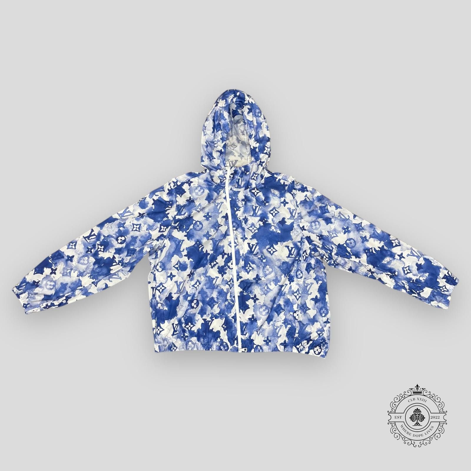 Louis Vuitton Louis Vuitton Watercolor Monogram Windbreaker - Blue Size US XL / EU 56 / 4 - 1 Thumbnail