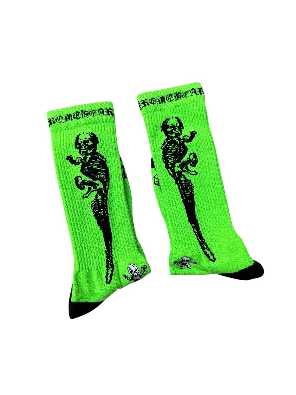 Chrome Hearts Chrome Heart Foti Socks Size ONE SIZE - 4 Thumbnail