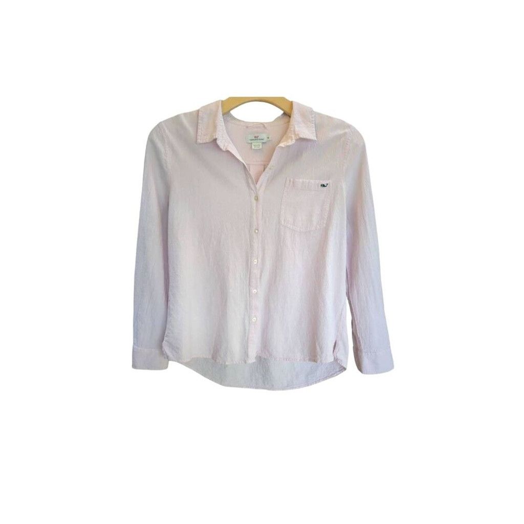 Vineyard Vines Vineyard Vines Size 16 Light Pink Long Sleeve Button Down Size XXL / US 16-18 / IT 52-54 - 1 Thumbnail