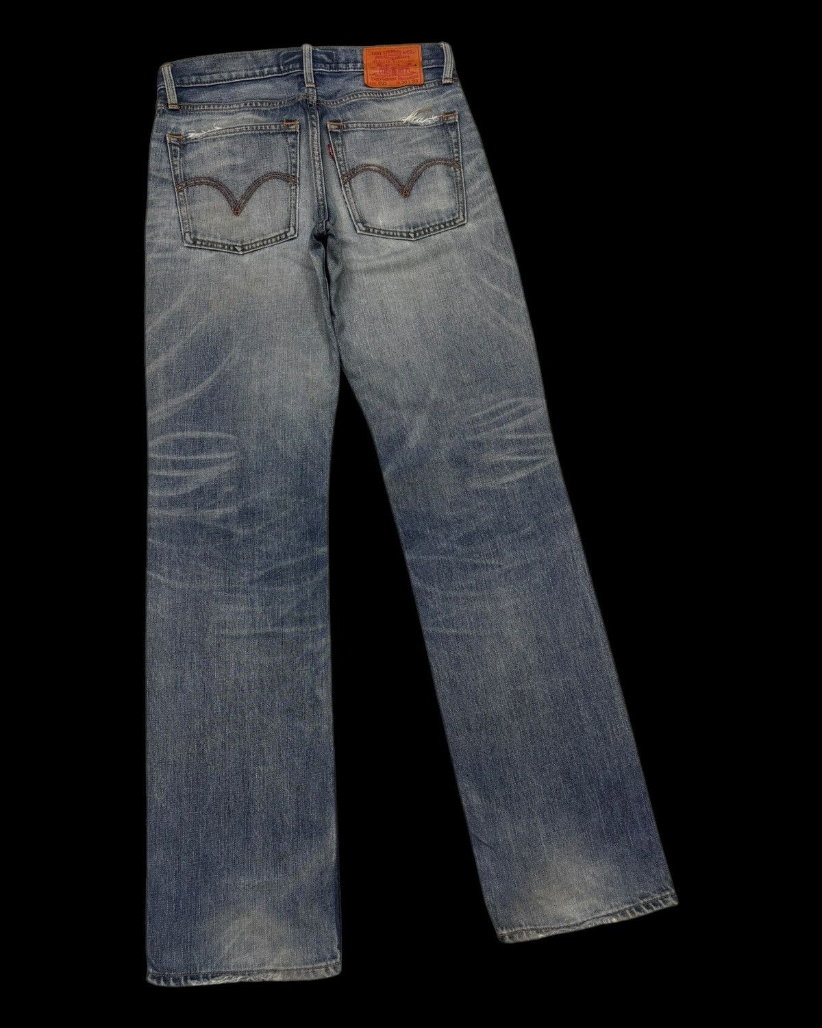 If Six Was Nine 💥RARE💥LEVIS 502 CLASSIC DISTRESSED DENIM JEANS Size US 31 - 4 Thumbnail