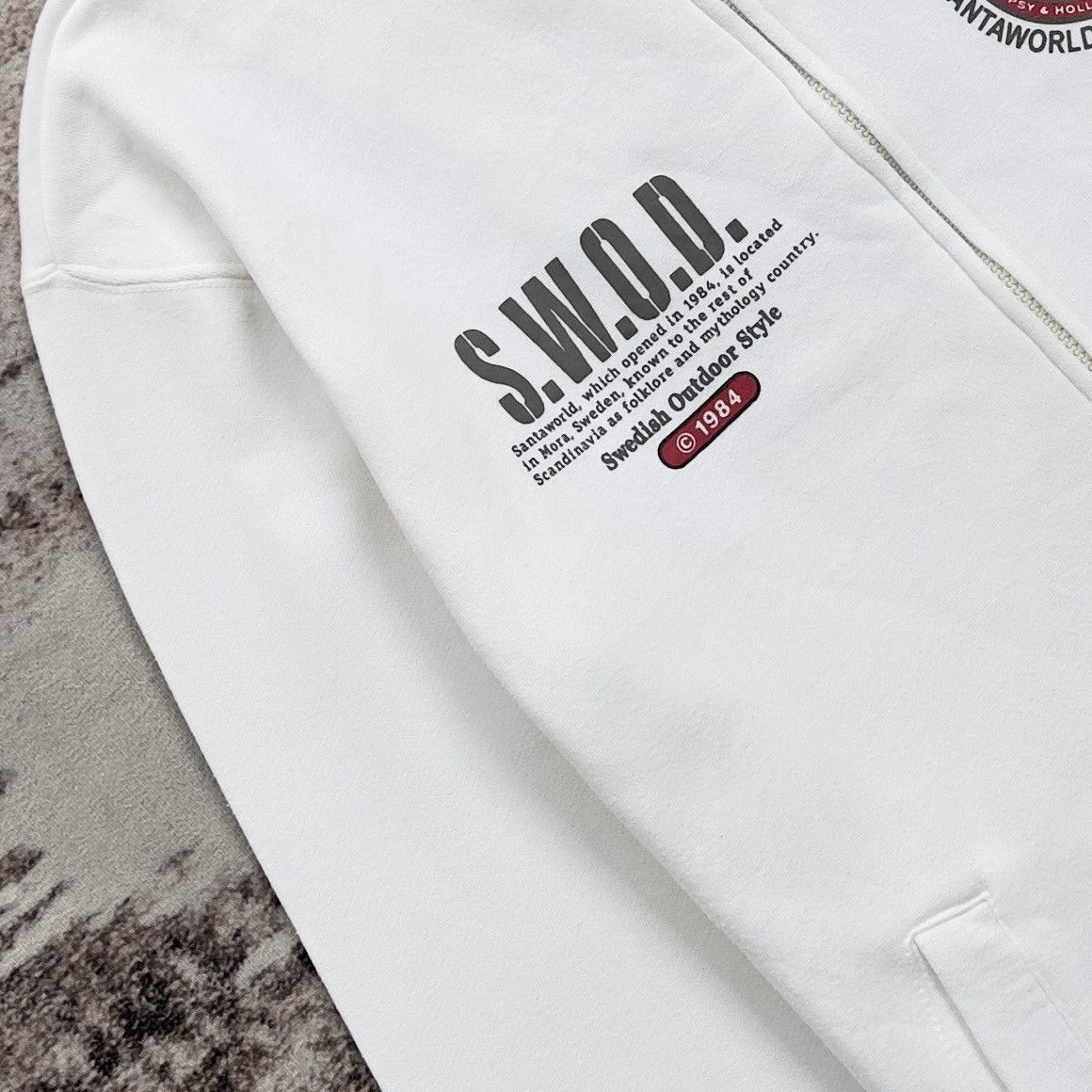 Japanese Brand VINTAGE SANTAWORLD ZIPPER SWEATSHIRT Size US M / EU 48-50 / 2 - 4 Thumbnail