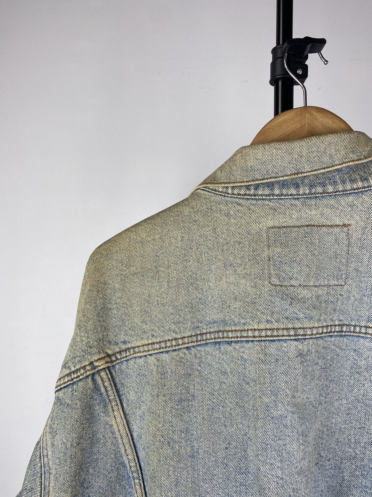 Levi's × Vintage 80s🔥Levis 598 Usa Blue Dirty Vntg Insulated Denim Jacket Size US L / EU 52-54 / 3 - 17 Thumbnail