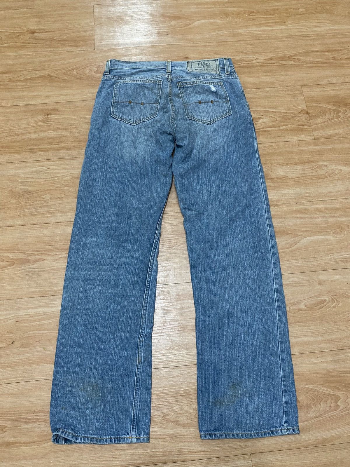 Polo Ralph Lauren × Ralph Lauren × Vintage Vintage polo ralph lauren denim sun faded denim Size US 31 - 1 Thumbnail