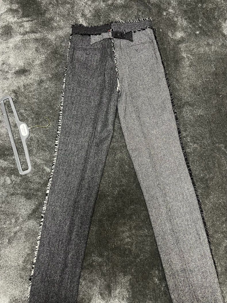 Thom Browne Thom Browne size1 Patchwork woolen men's trousers Size 38S - 7 Thumbnail