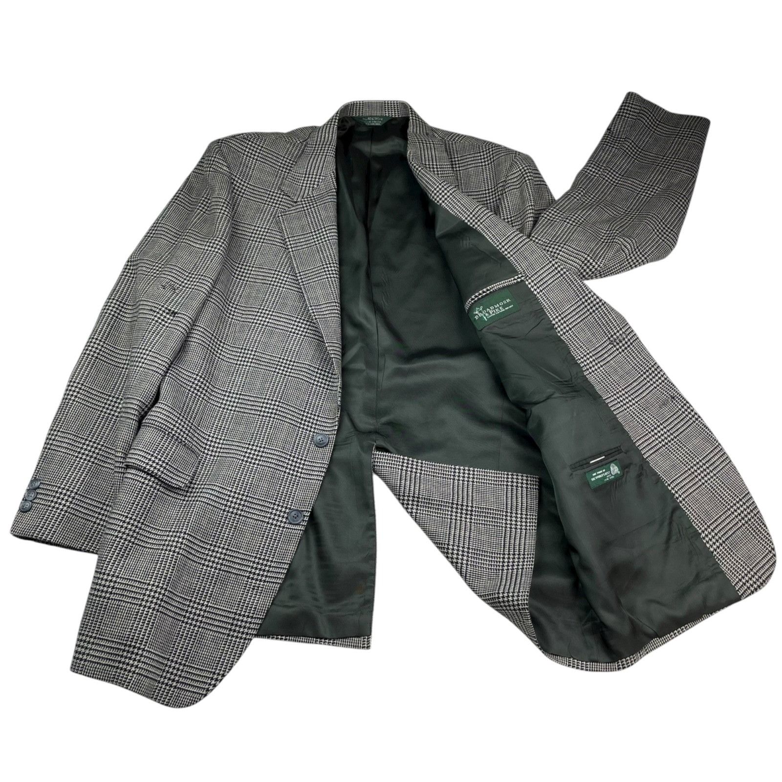 Nordstrom VTG Nordstrom x Broadmoor & Pike Men's 100% Wool Blazer Gray Size 46L - 3 Thumbnail