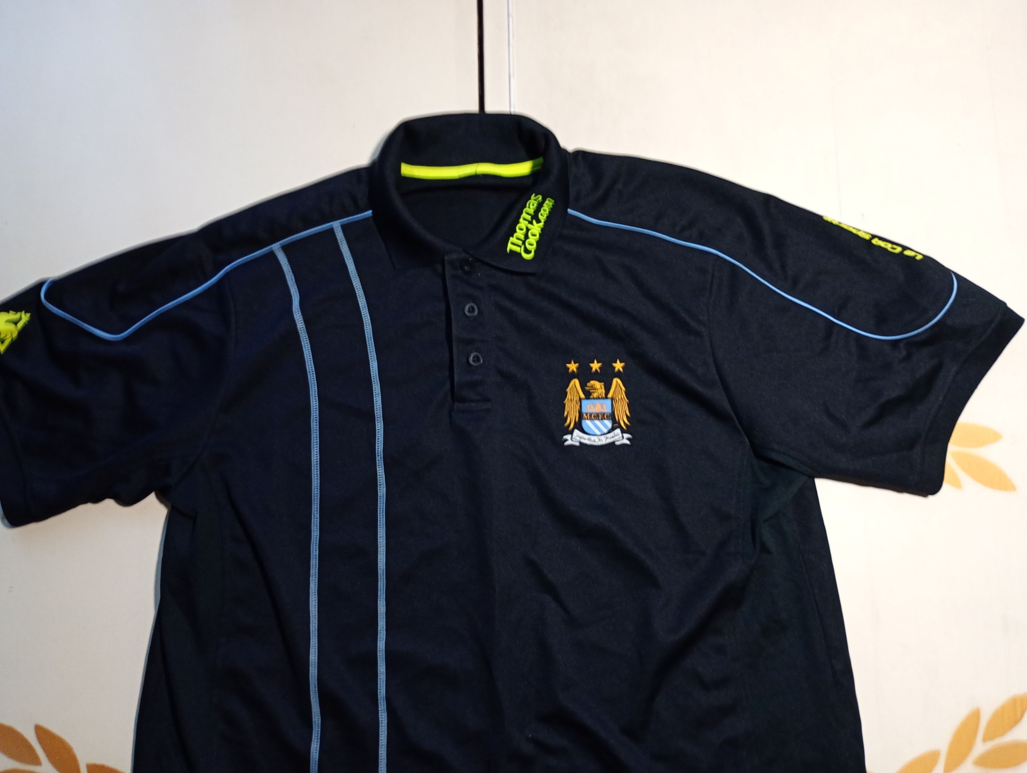 Le Coq Sportif Le Coq Sportif Manchester City Training Polo Shirt 2007-2008 Size US XL / EU 56 / 4 - 4 Thumbnail