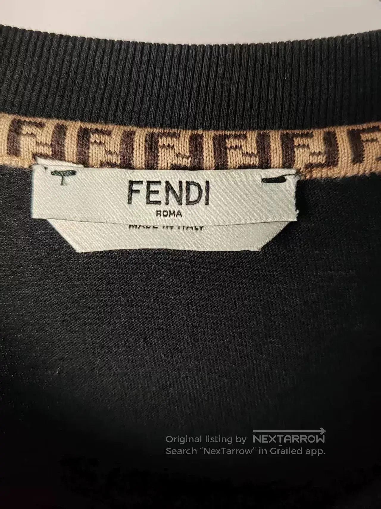 Fendi Fendi Velvet Short Sleeve Top. Size M / US 6-8 / IT 42-44 - 3 Thumbnail