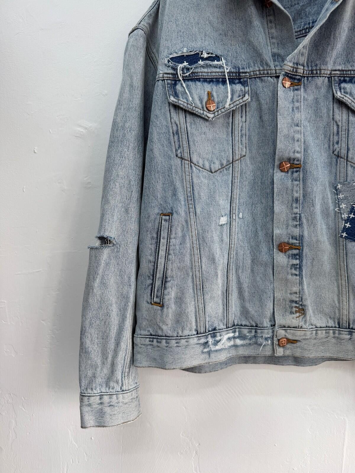 Ksubi new ksubi mens denim oh g patty mills jacket LARGE L BLUE Size US L / EU 52-54 / 3 - 3 Thumbnail