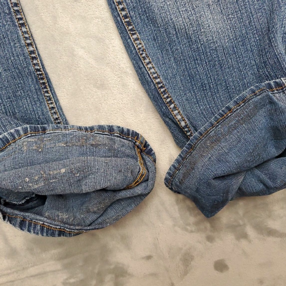 Southpole Southpole Jeans Womens Juniors 13 Blue Denim Boot Cut Flare Y2K Pants Size 34" / US 12 / IT 48 - 3 Thumbnail