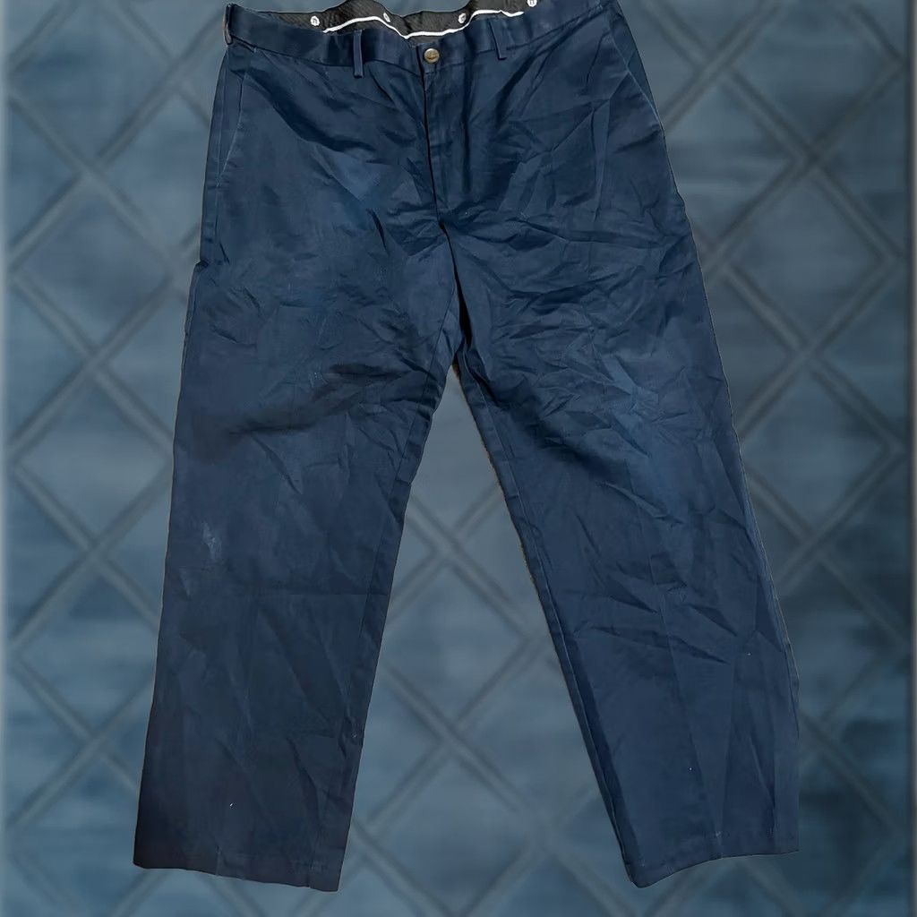 Haggar Haggar Mens Dress Pants 40x30 Blue Flat Front Work To Weekend Size US 40 / EU 56 - 1 Thumbnail
