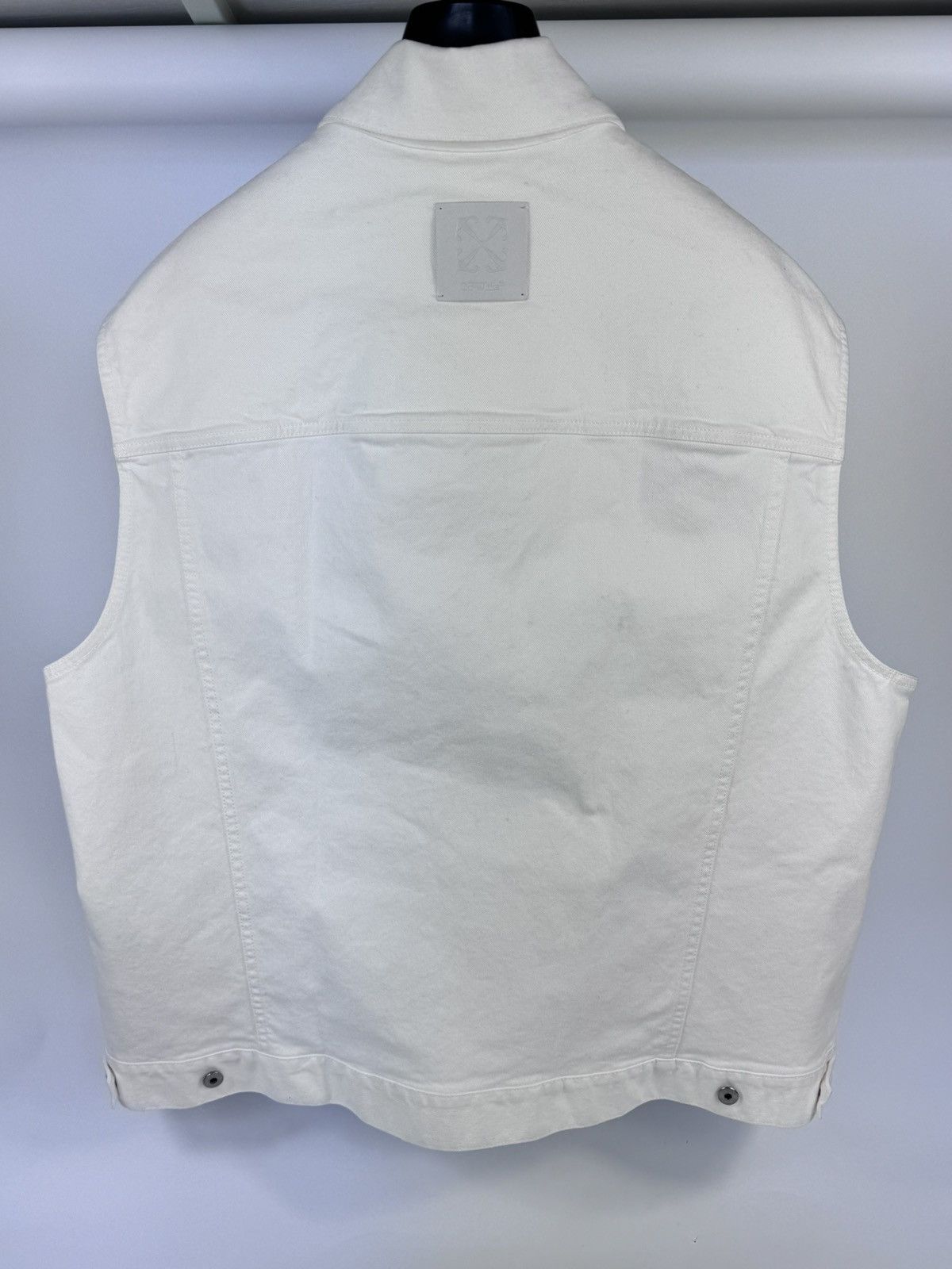 Off-White OVERSIZED DENIM VEST Size US XL / EU 56 / 4 - 2 Thumbnail