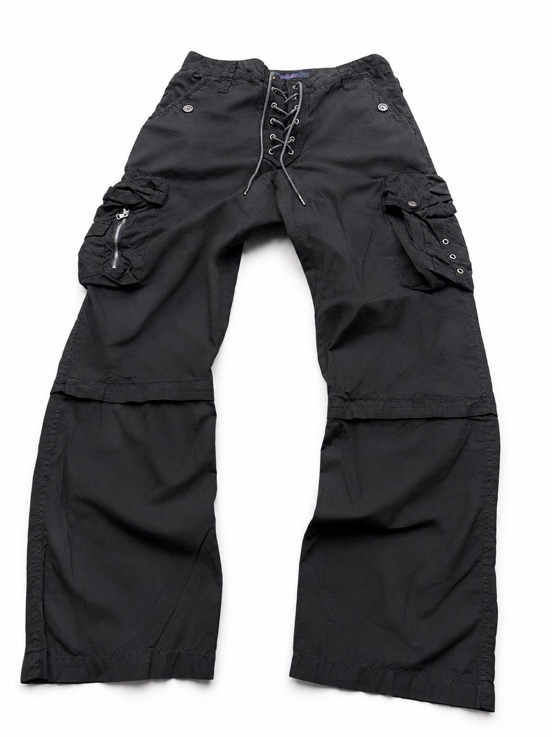 Japanese Brand Maypole Lace up cargo pants Size US 32 / EU 48 - 1 Thumbnail
