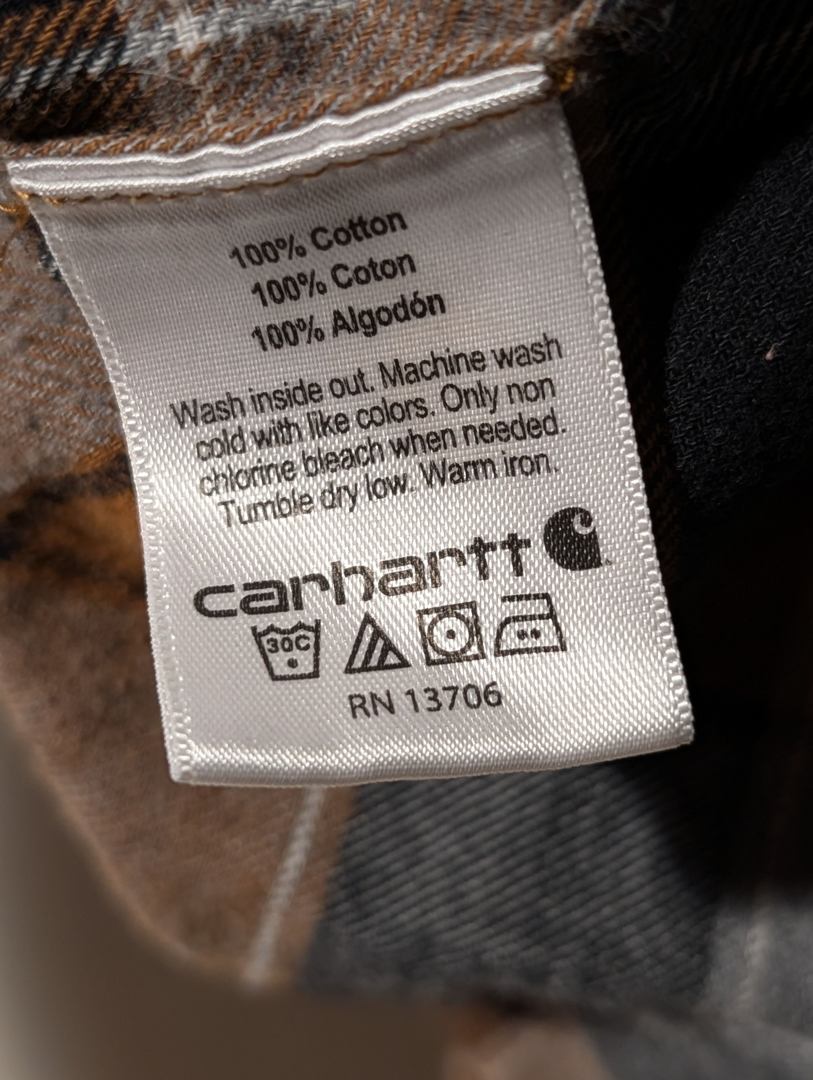 Carhartt Carhartt Work Wear Kids Medium Long-Sleeve Flannel Shirt Size US M / EU 48-50 / 2 - 5 Thumbnail