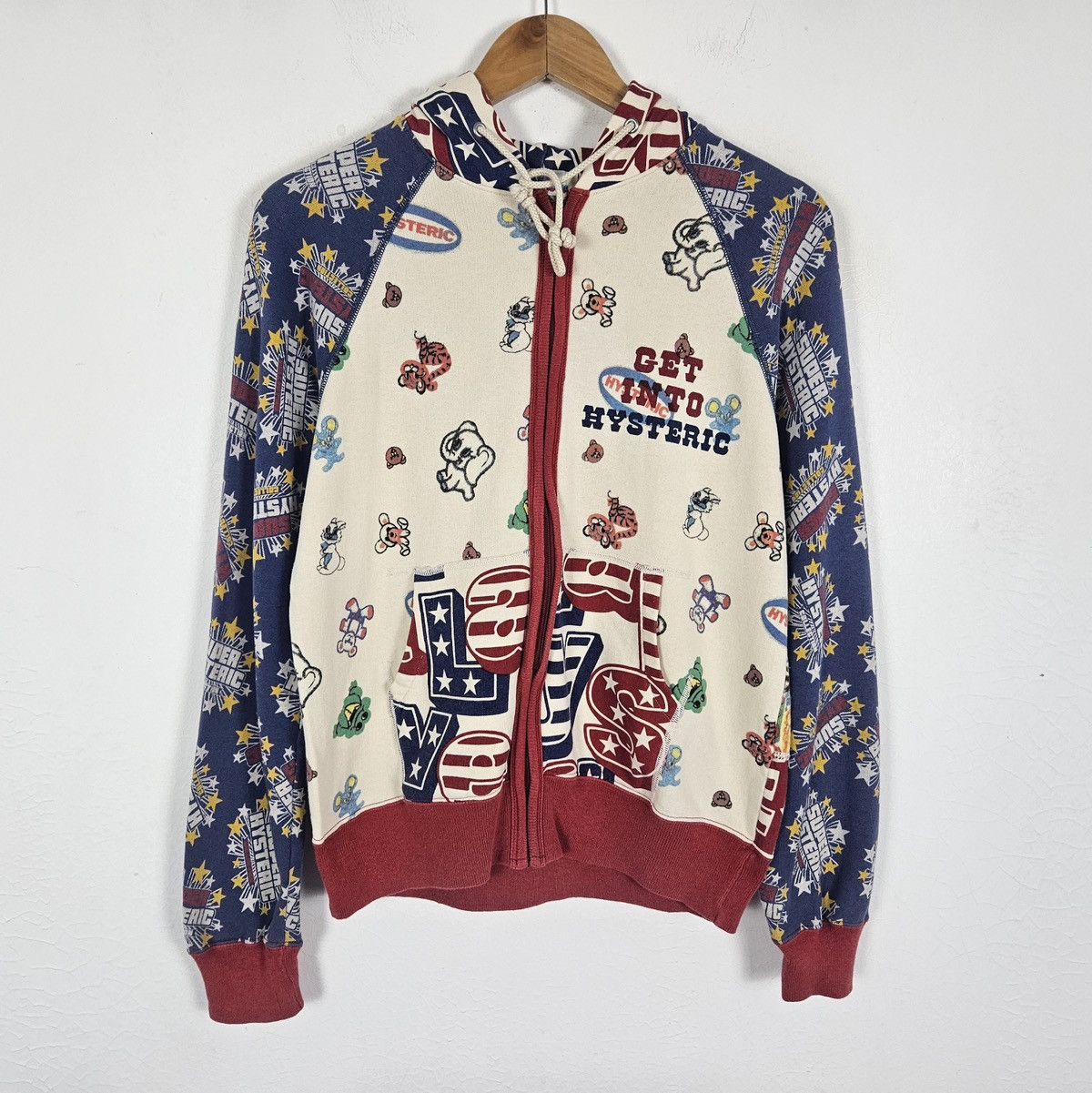 Hysteric Glamour Hysterical Glamour all over logo hoodie sweater Size S / US 4 / IT 40 - 3 Thumbnail