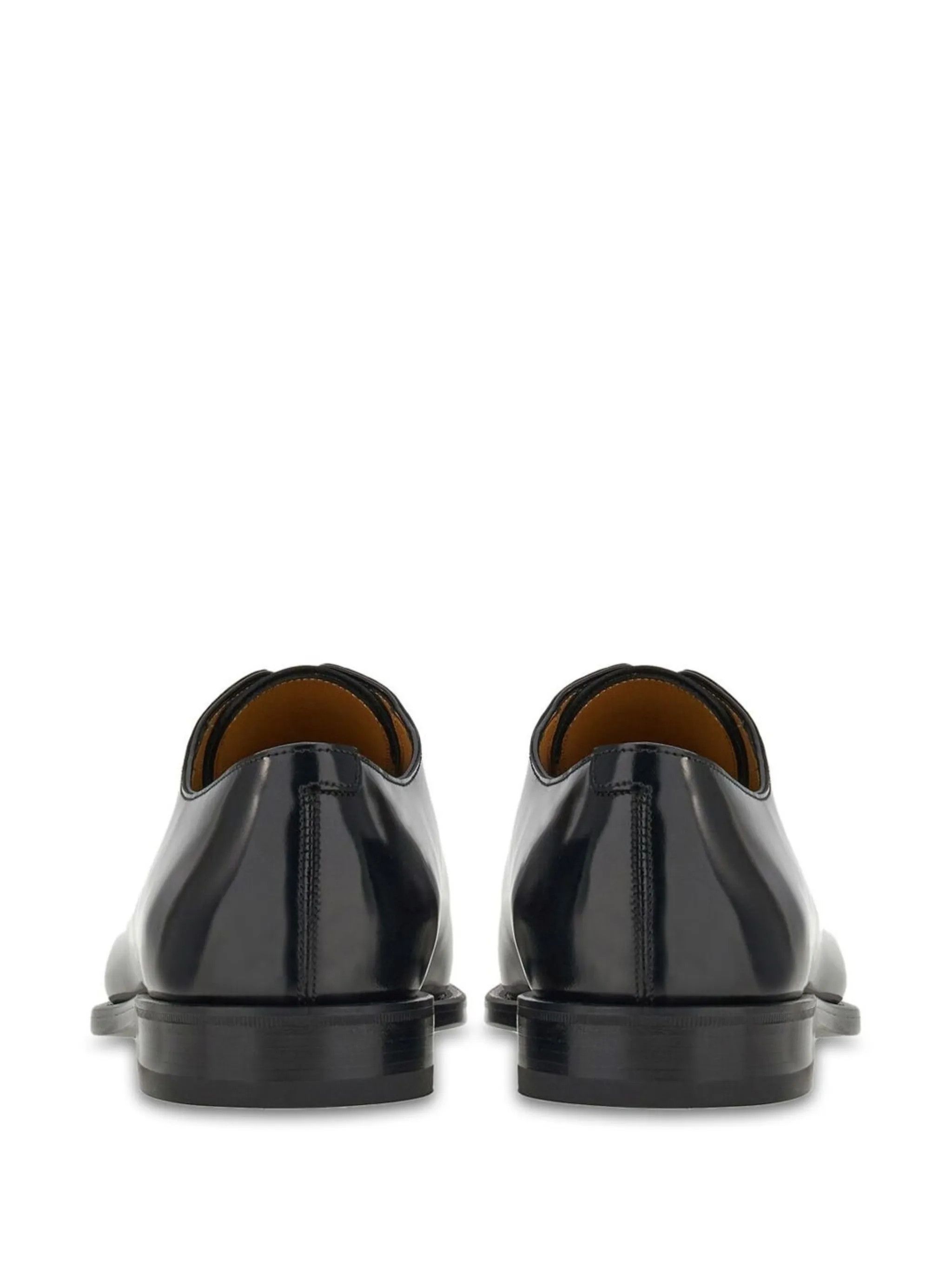 Salvatore Ferragamo o1s1rm0126 Calf Leather Oxford Shoes in Black Size US 11 / EU 44 - 3 Thumbnail