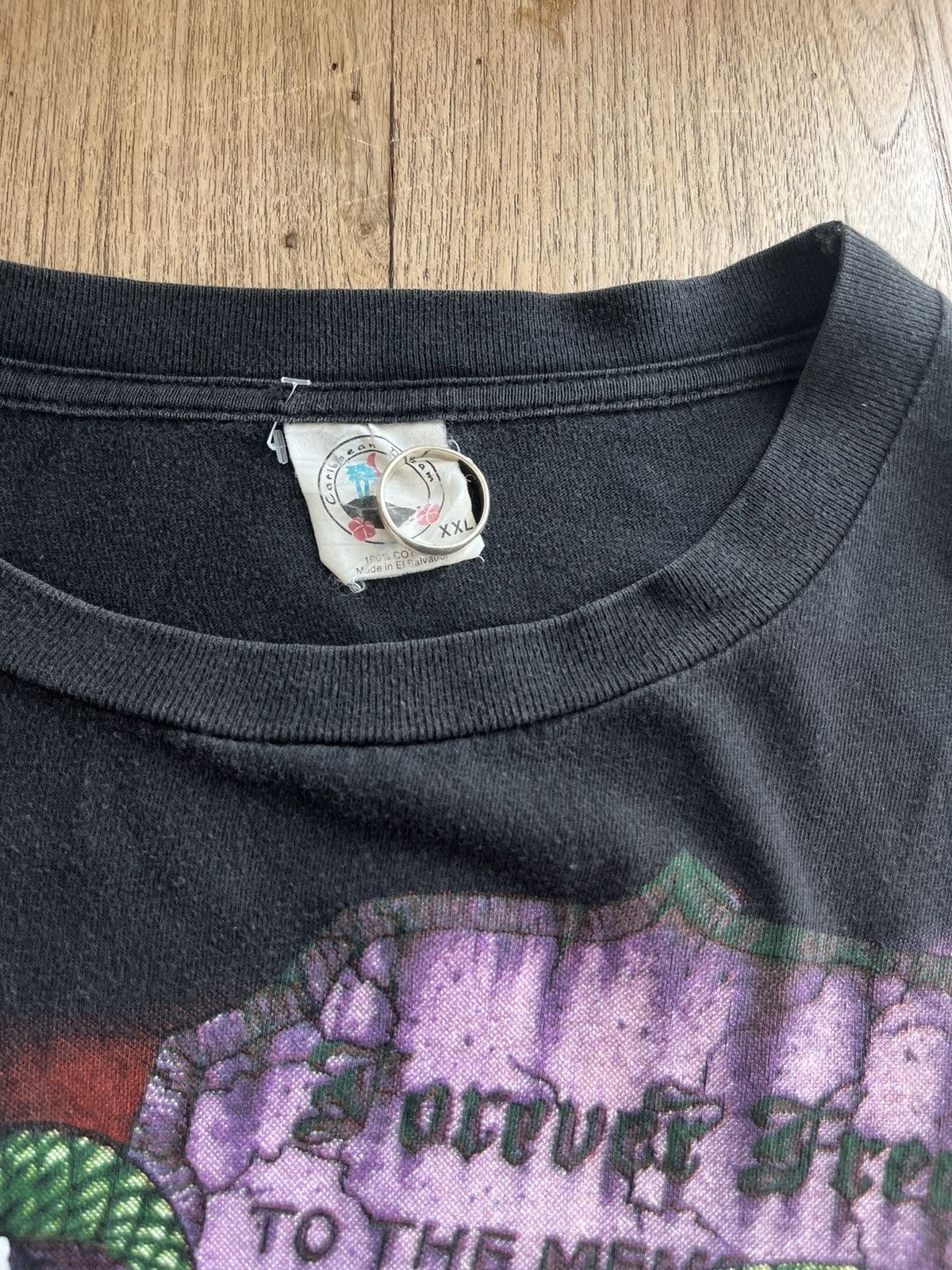 Vintage Vintage AMERICAN THUNDER Forever Free Snake Skull 90’tshirt Size US XXL / EU 58 / 5 - 3 Thumbnail