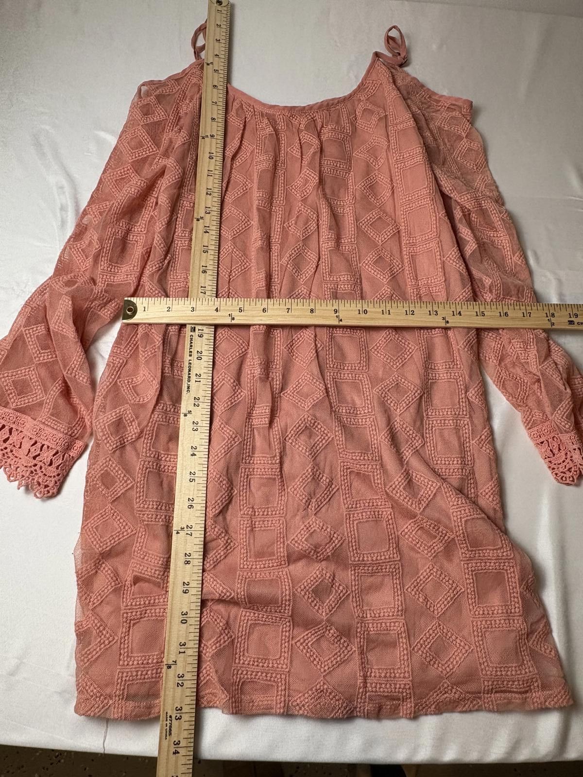 Target Basics Coral off shoulder dress Size M / US 6-8 / IT 42-44 - 3 Thumbnail
