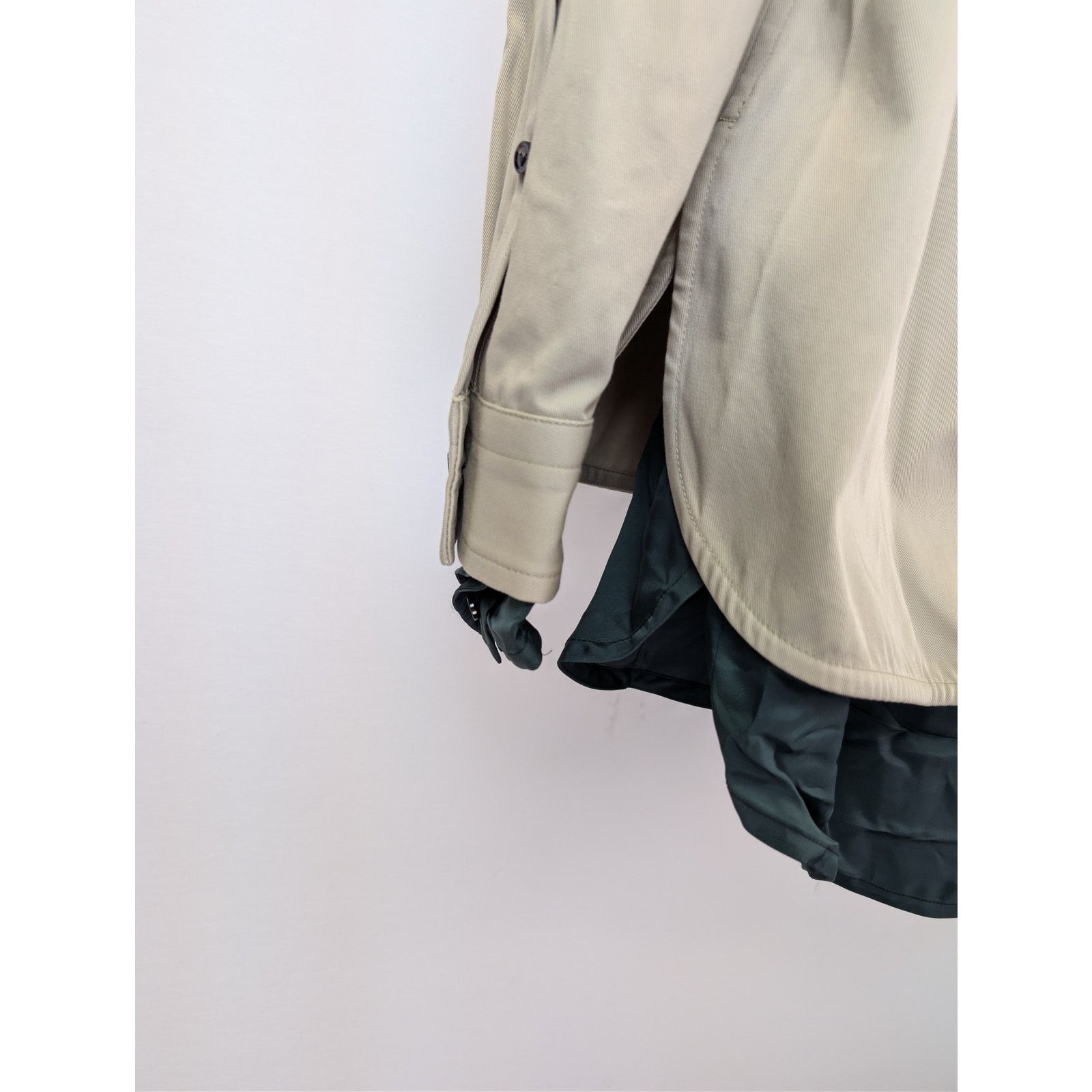 Bottega Veneta o1rshd1 Cotton Twill Overshirt Button up Shirt in Travertine Size US M / EU 48-50 / 2 - 14 Thumbnail
