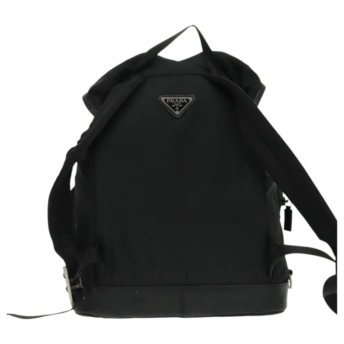 Prada PRADA Backpack Nylon Black Silver Size ONE SIZE - 2 Thumbnail