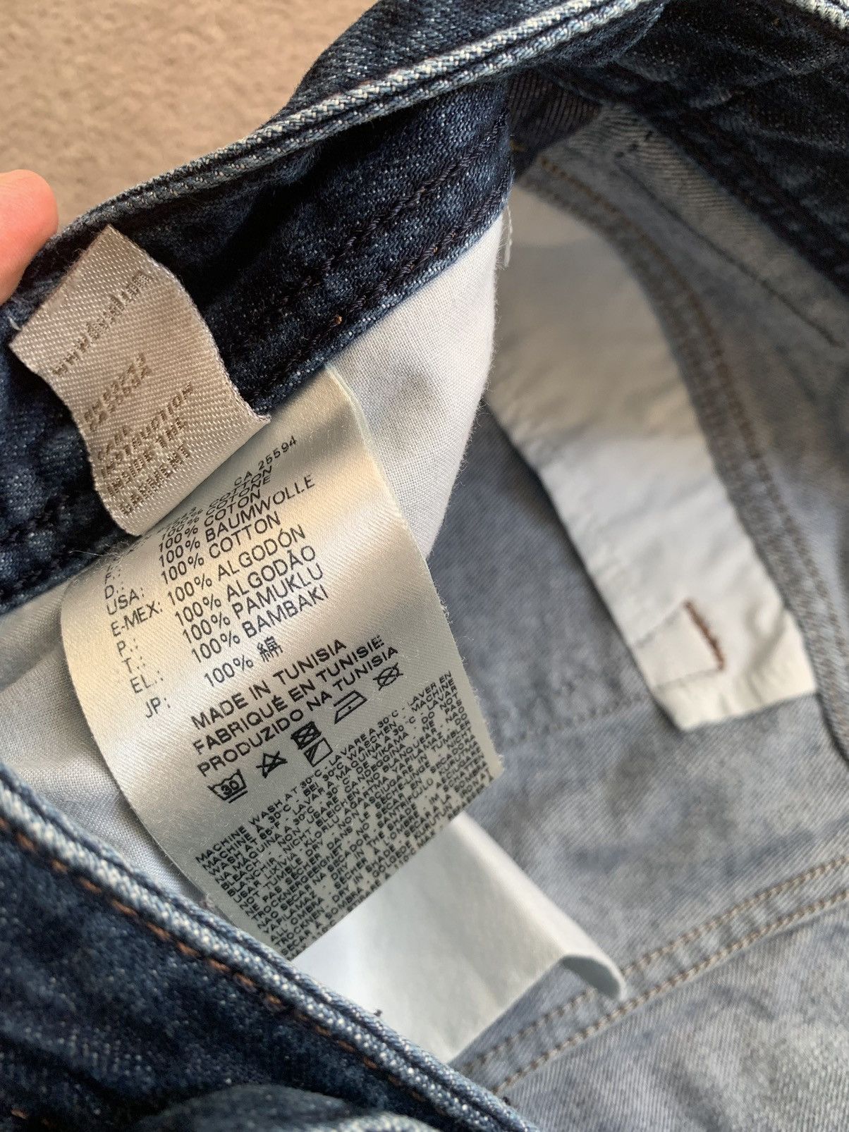 Japanese Brand Diesel Larkee Y2K faded distressed denim ripped Jeans Size US 32 / EU 48 - 6 Thumbnail