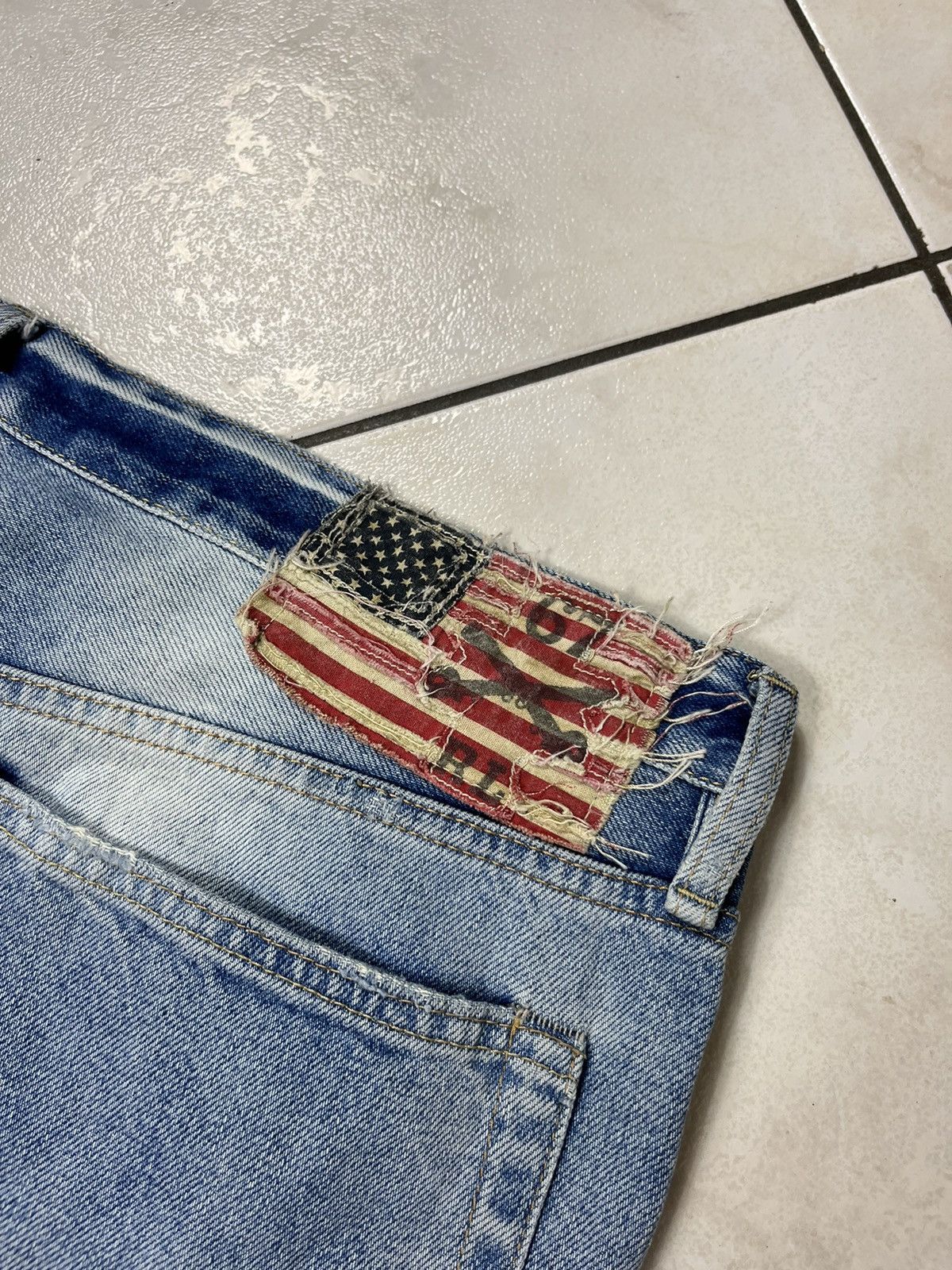 Ralph Lauren × Vintage Ralph Lauren distressed denim pants jeans y2k washed Size US 36 / EU 52 - 17 Thumbnail