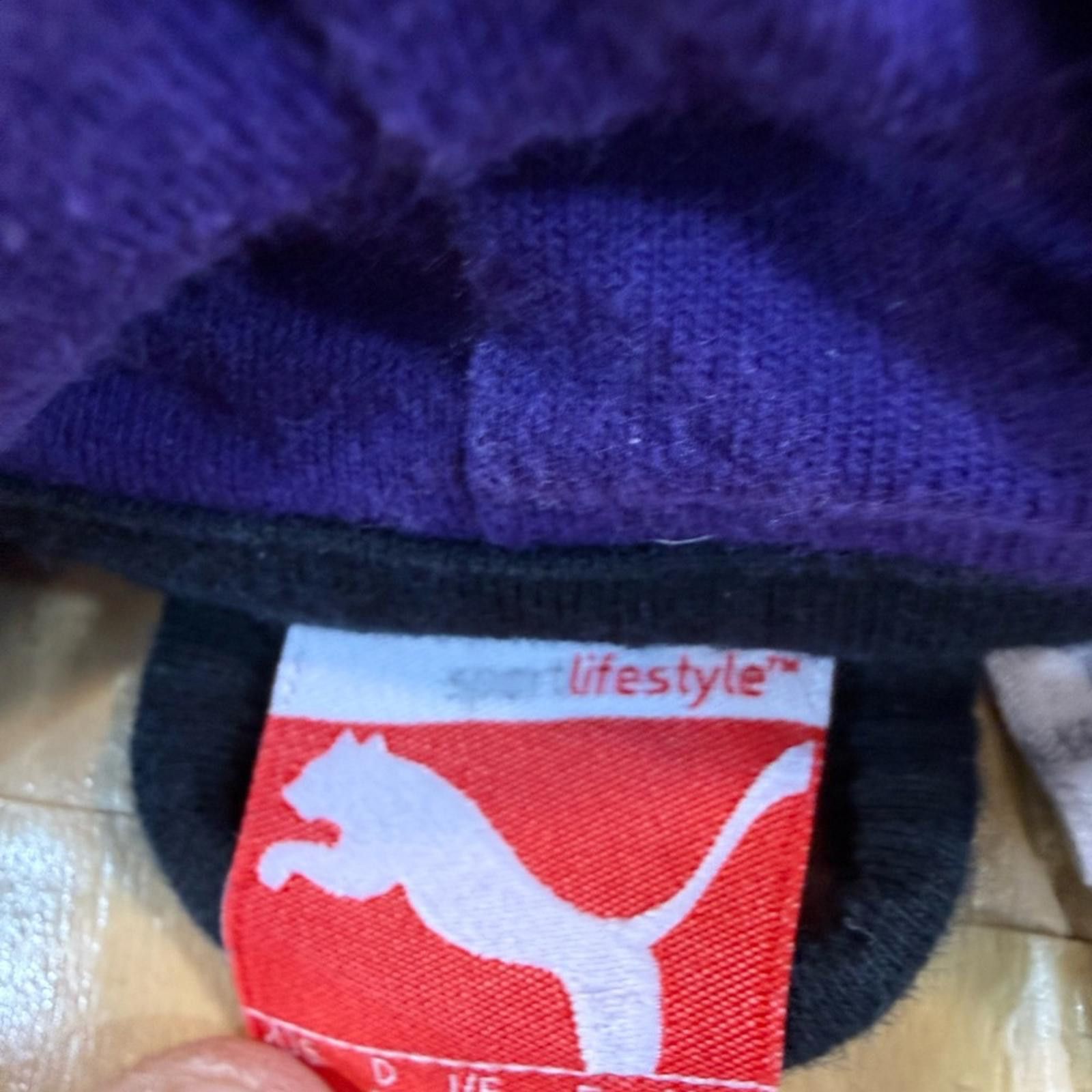 Puma Puma Purple and Black Hoodie Size L / US 10 / IT 46 - 3 Thumbnail
