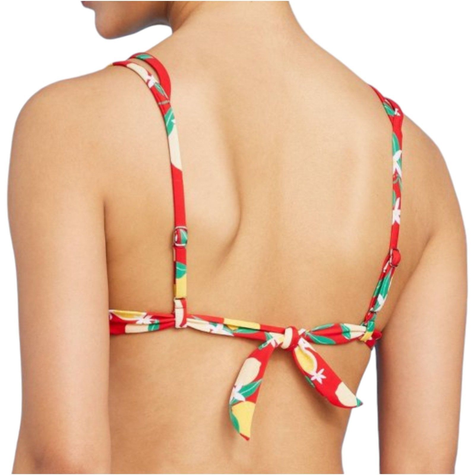Other Wild Fable - Women's Strappy Triangle Bikini Top - Red Lemon Size ONE SIZE - 2 Thumbnail