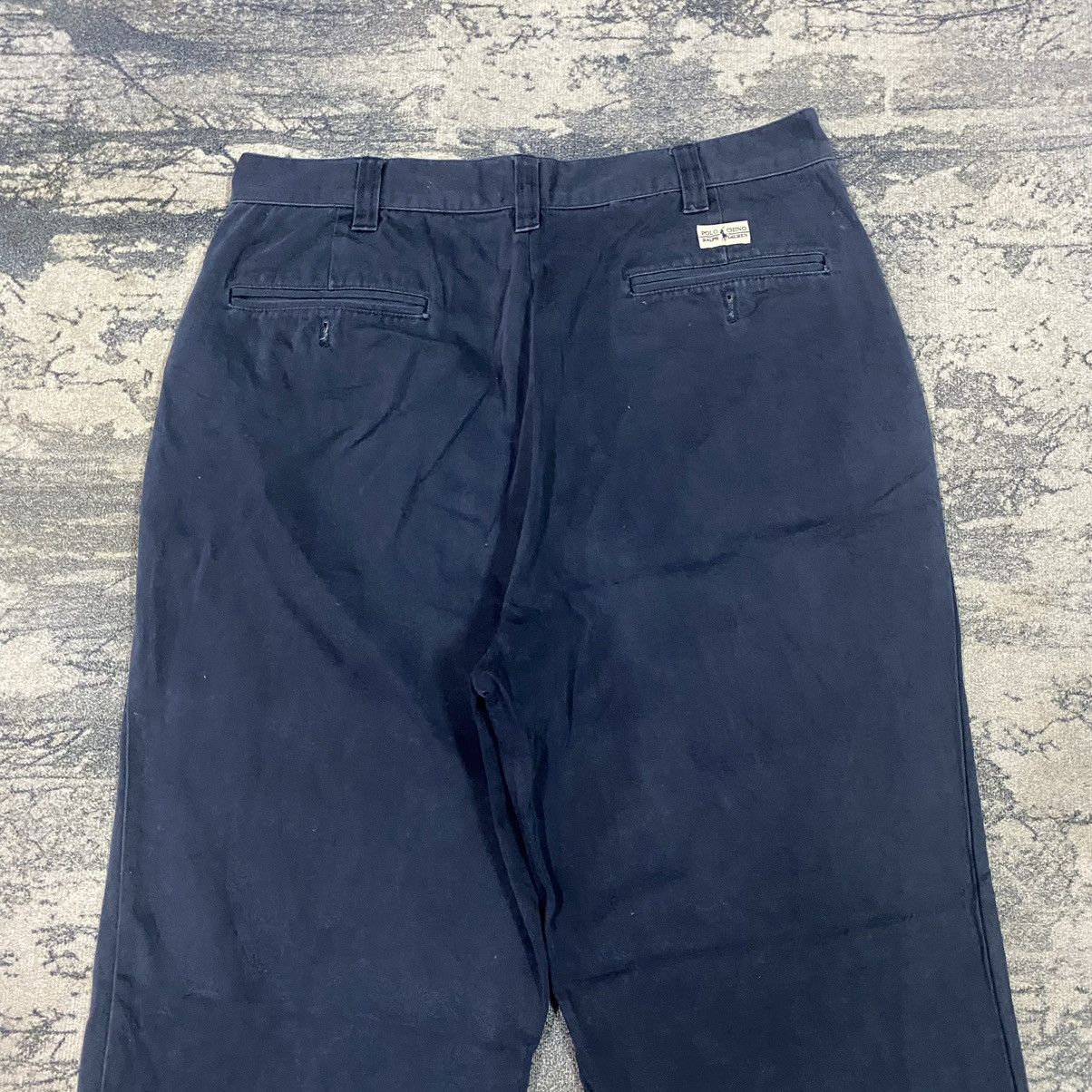 Polo Ralph Lauren × Ralph Lauren Vtg Polo Ralph Laurent Chino Pants Size US 34 / EU 50 - 6 Thumbnail