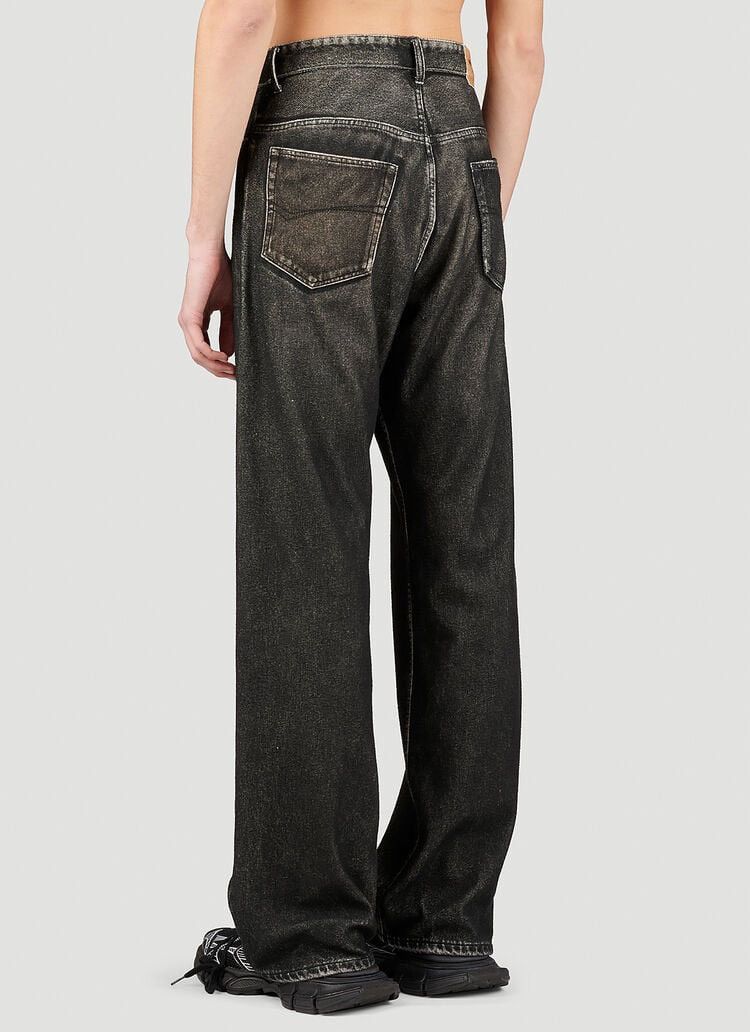 Balenciaga Balenciaga Denim Trompe L’Oleil Print Pant Jeans Size US 34 / EU 50 - 4 Thumbnail
