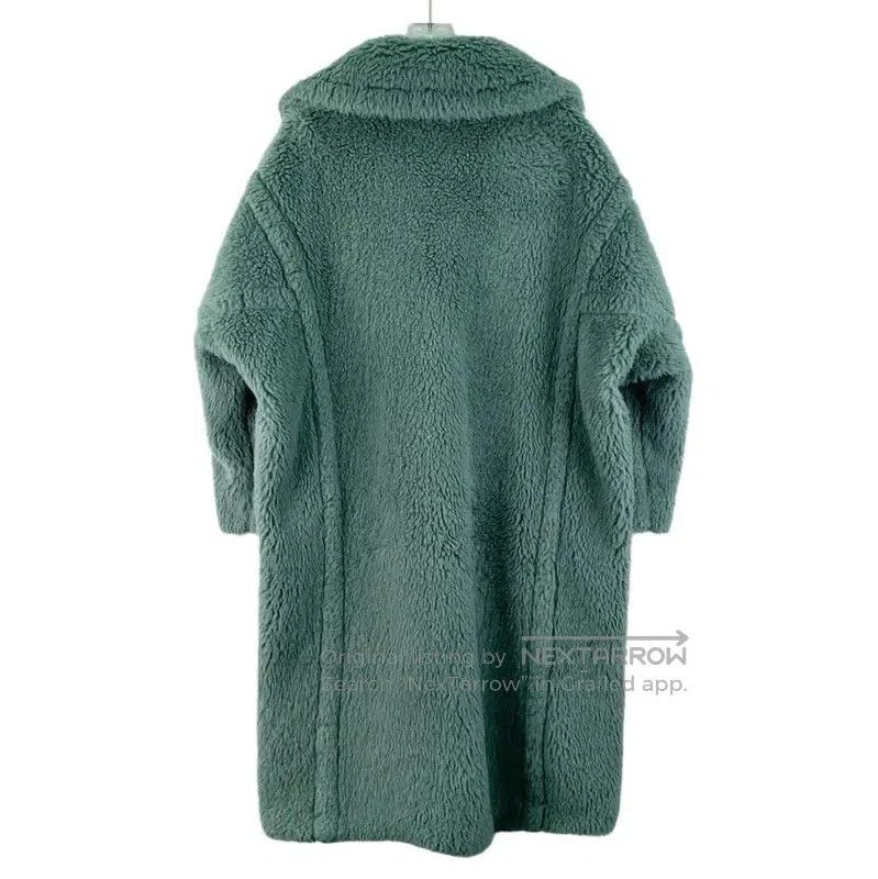 Max Mara MaxMara Cozy Green Alpaca Wool Coat . Size XS / US 0-2 / IT 36-38 - 1 Thumbnail