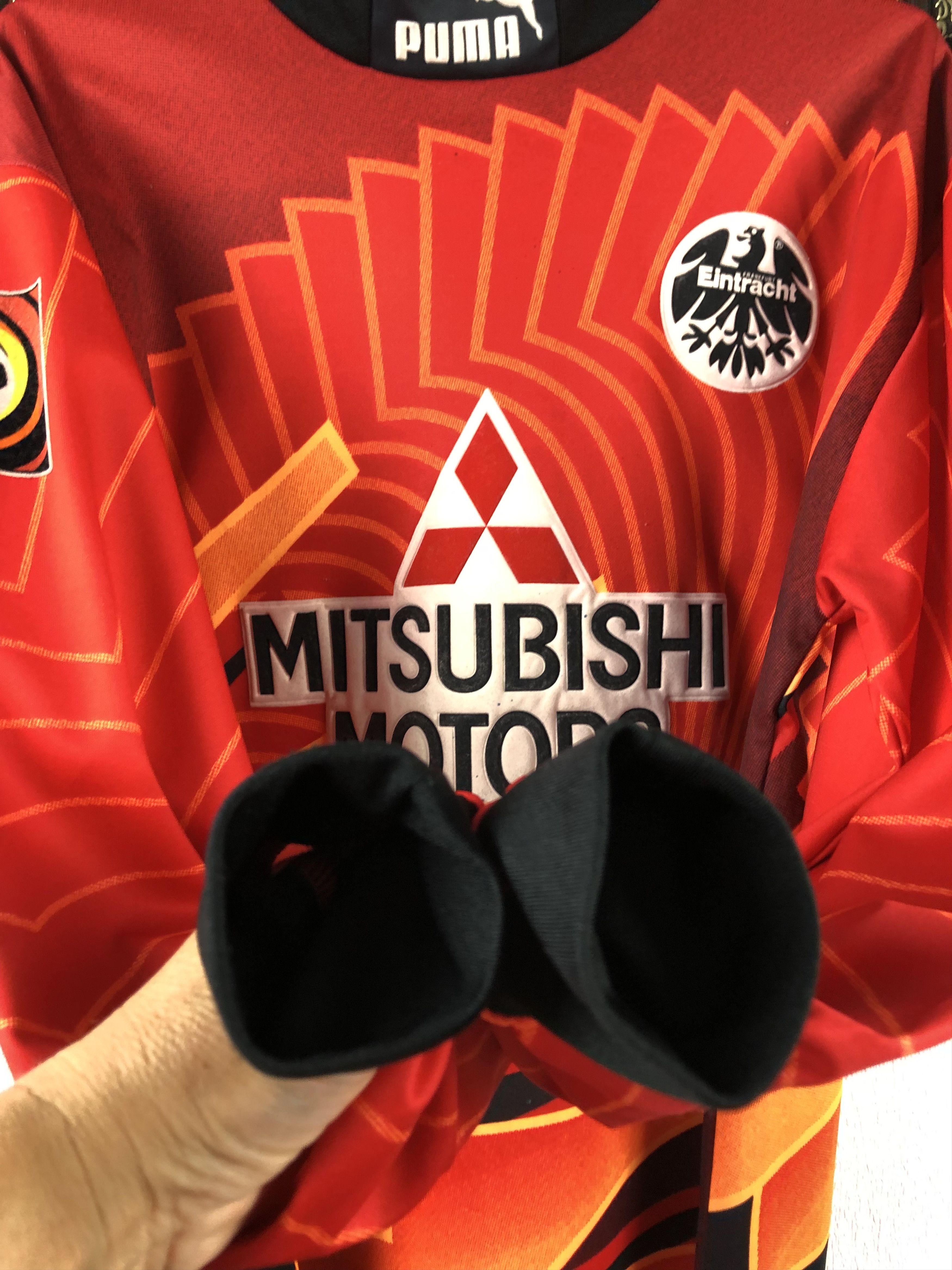 Puma Eintracht Frankfurt Goalkeeper shirt 1995 Soccer Jersey Size US M / EU 48-50 / 2 - 9 Thumbnail