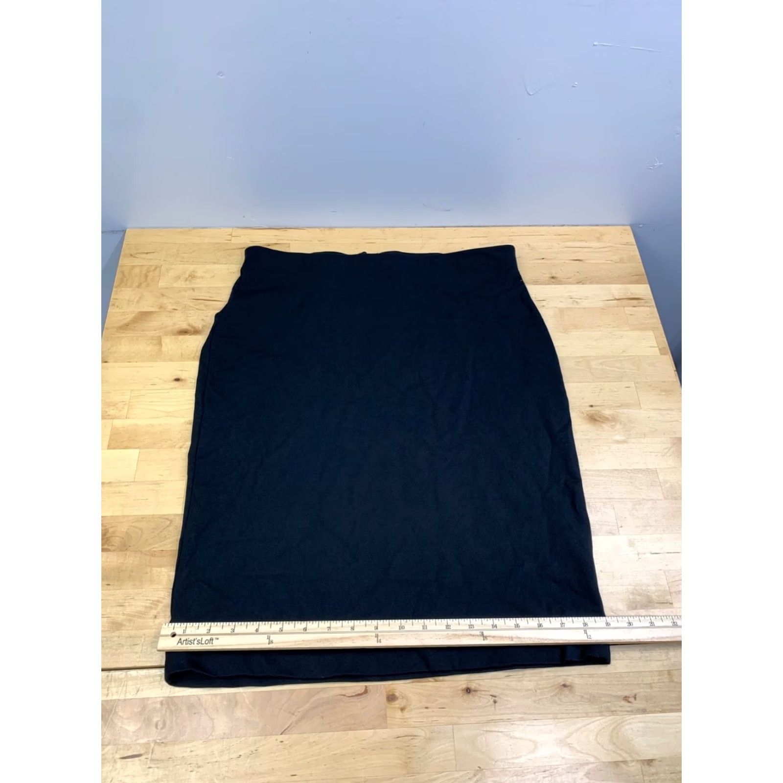 Vintage Philosophy Skirt Women 12 Black Pencil Knee Length Casual Business Size 34" / US 12 / IT 48 - 7 Thumbnail