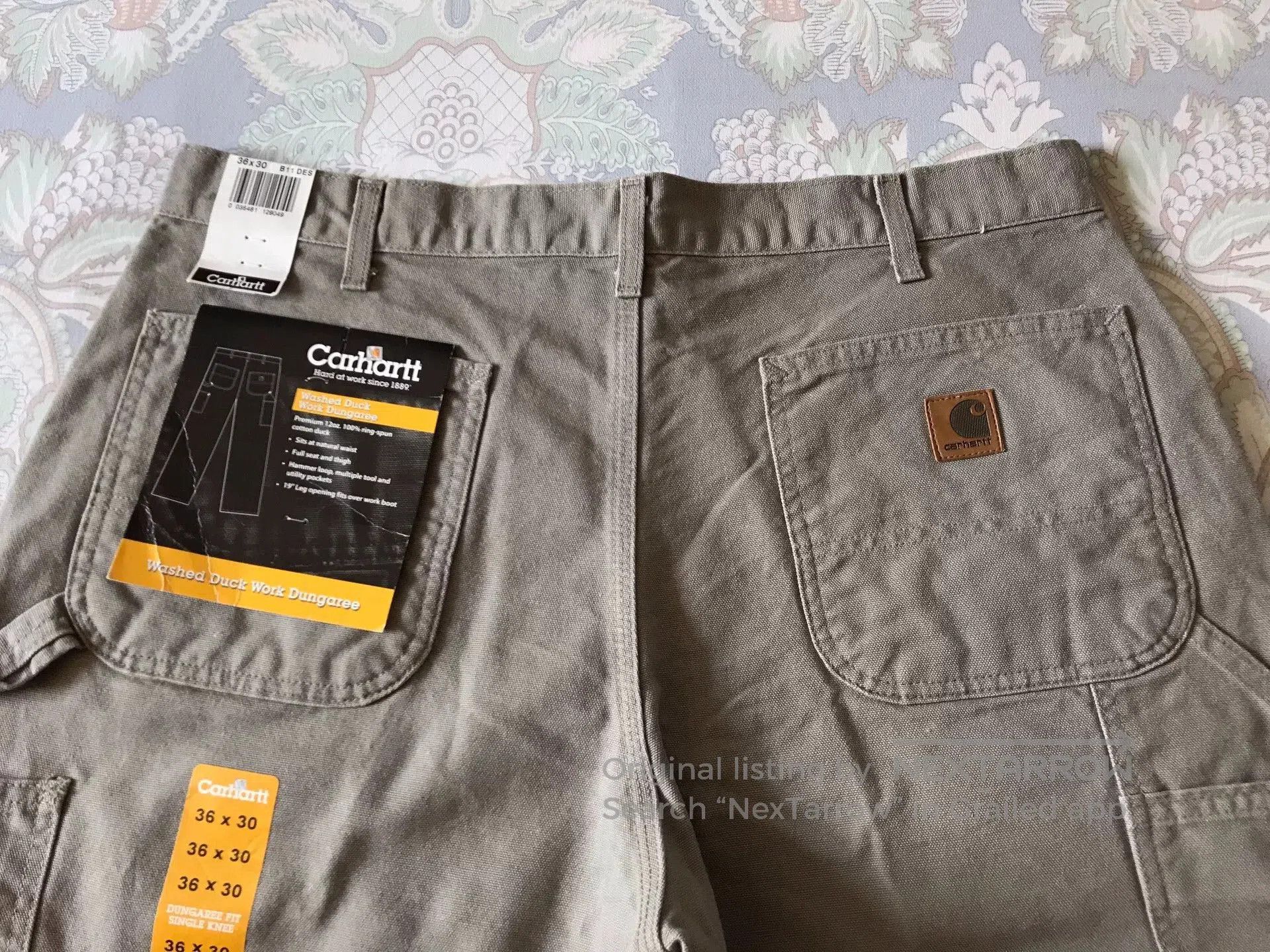 Carhartt Carhartt B11 DES Desert Work Pants. Size US 36 / EU 52 - 5 Thumbnail
