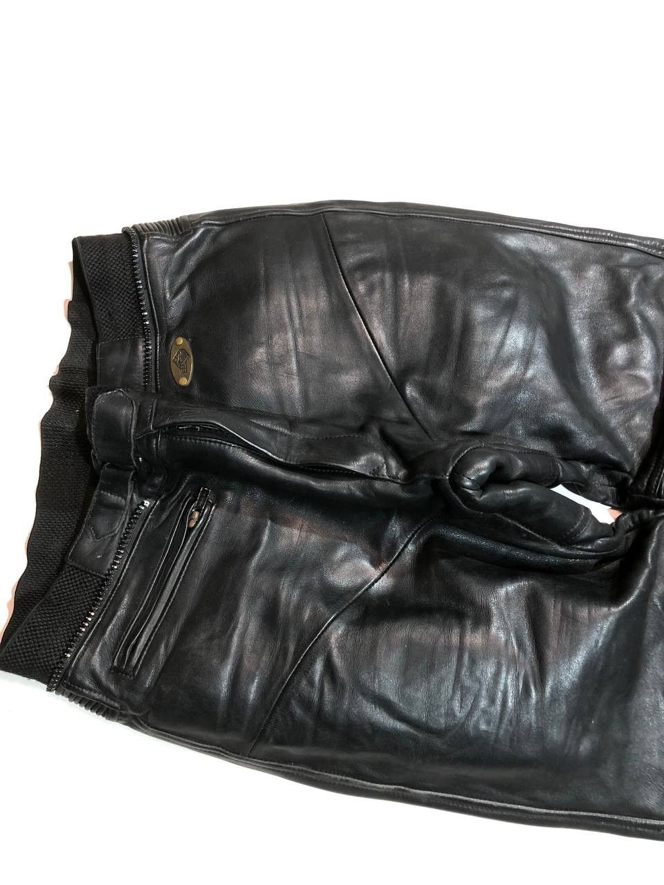 Leather × Vintage Germot Vintage Rare Moto Racing Leather Pants Size US 31 - 4 Thumbnail