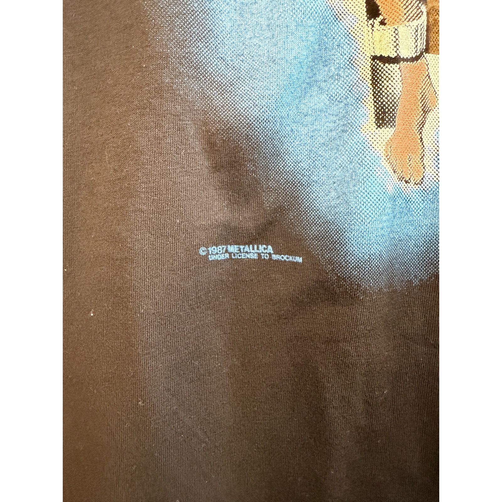 Metallica Vintage Metallica 1987 Ride the Lightning Tee Size US XL / EU 56 / 4 - 7 Thumbnail