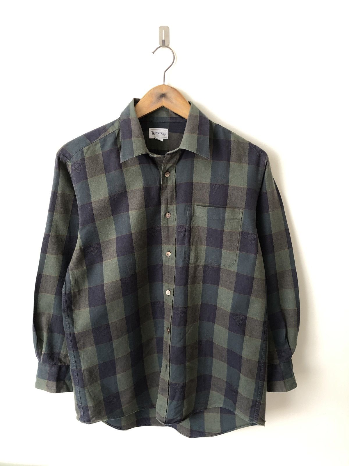 Burberry Vintage Burberry Button up Size US M / EU 48-50 / 2 - 1 Thumbnail