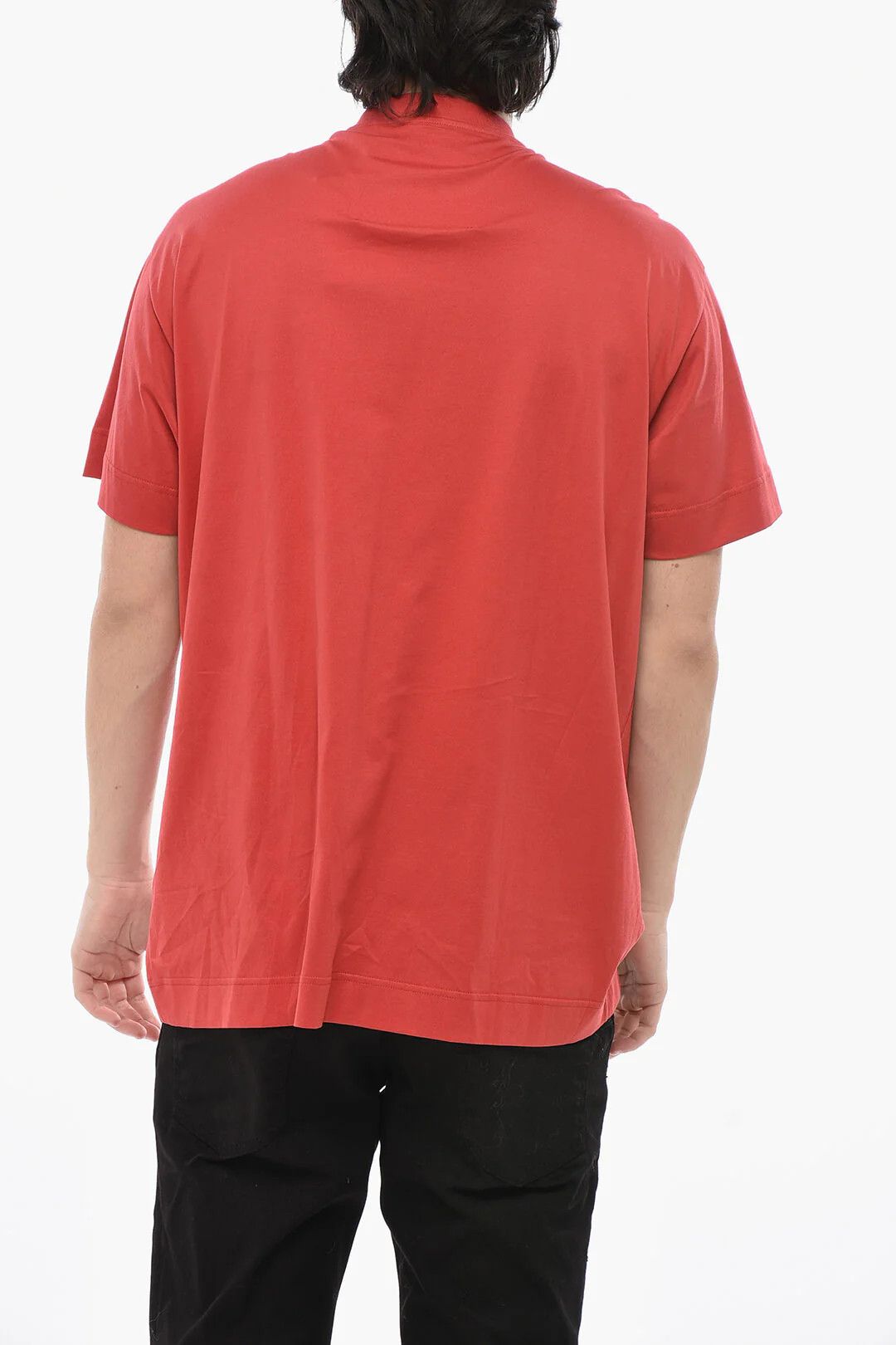 Givenchy og1mm0326 Crystals & Rings Crewneck T-Shirt in Red Size US S / EU 44-46 / 1 - 2 Thumbnail