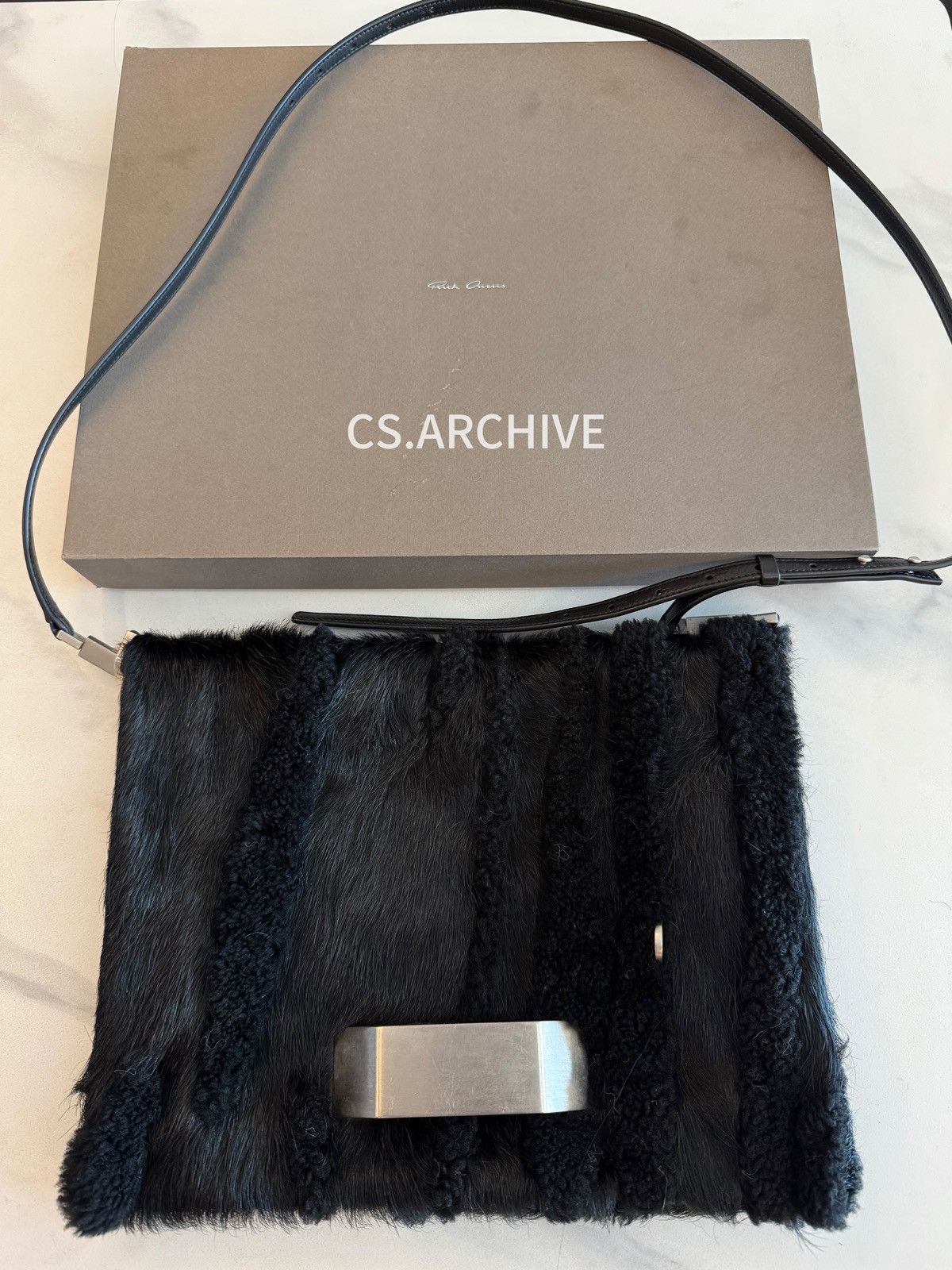 Rick owens LCOMZISIZE BEVELED MESSENGER