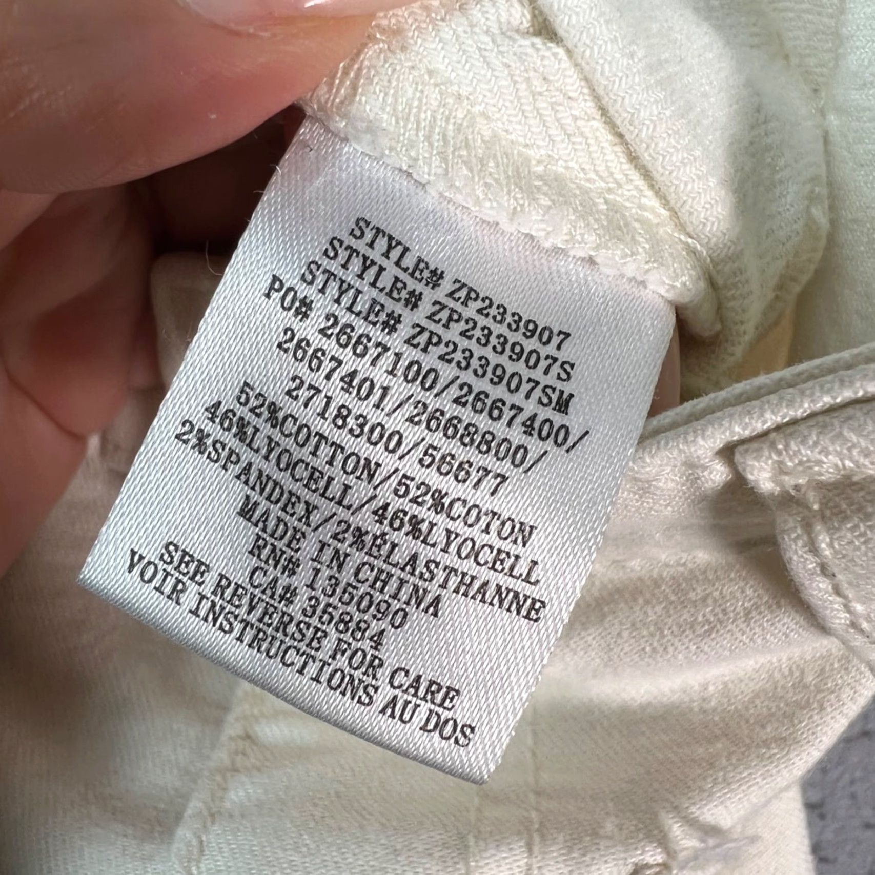 Z Supply Z Supply Pants Womens Size Small High-Waisted Wide-Leg Off-White 27 In Inseam Adult Womens/Regular Clothes Casual Pants Size 28" / US 6 / IT 42 - 4 Thumbnail