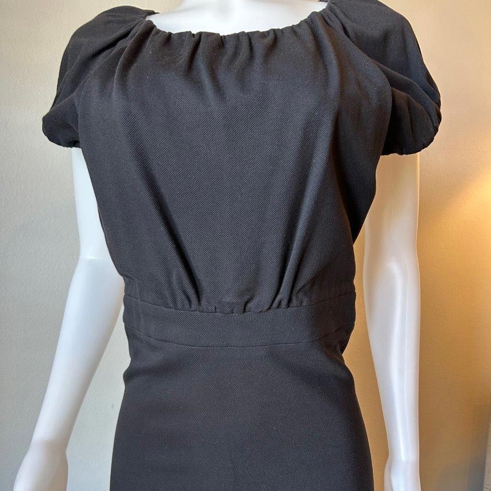 Designer Twelfth Street by Cynthia Vincent Exposed Zipper Black Dress Size M / US 6-8 / IT 42-44 - 3 Thumbnail