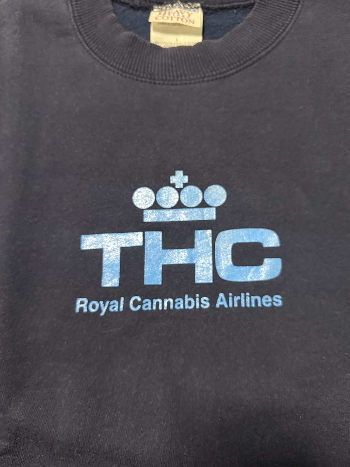 Vintage Vintage THC Weed Parody Sweat Shirt Size US L / EU 52-54 / 3 - 3 Thumbnail