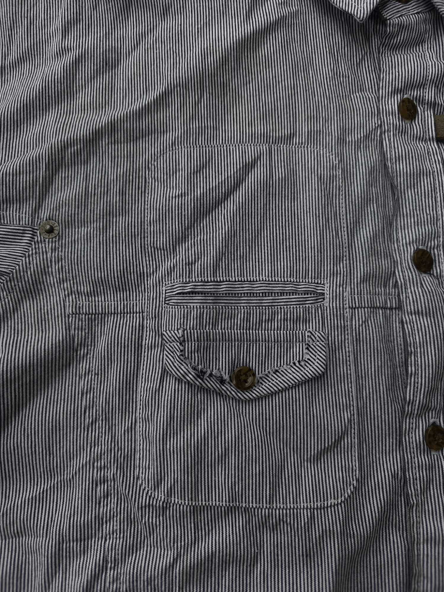 Japanese Brand × PPFM JAPAN PPFM HICKORY STRIPE SHIRT Size US S / EU 44-46 / 1 - 7 Thumbnail
