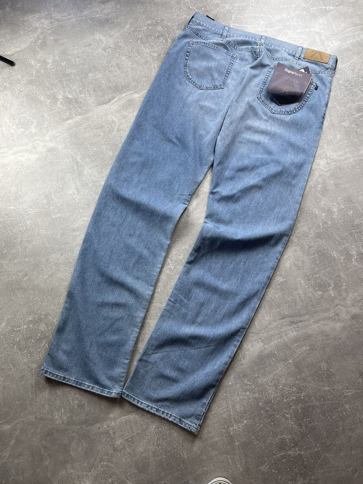 Z Zegna Z Zegna Sport Denim Blue Regular Jeans Size US 36 / EU 52 - 1 Thumbnail