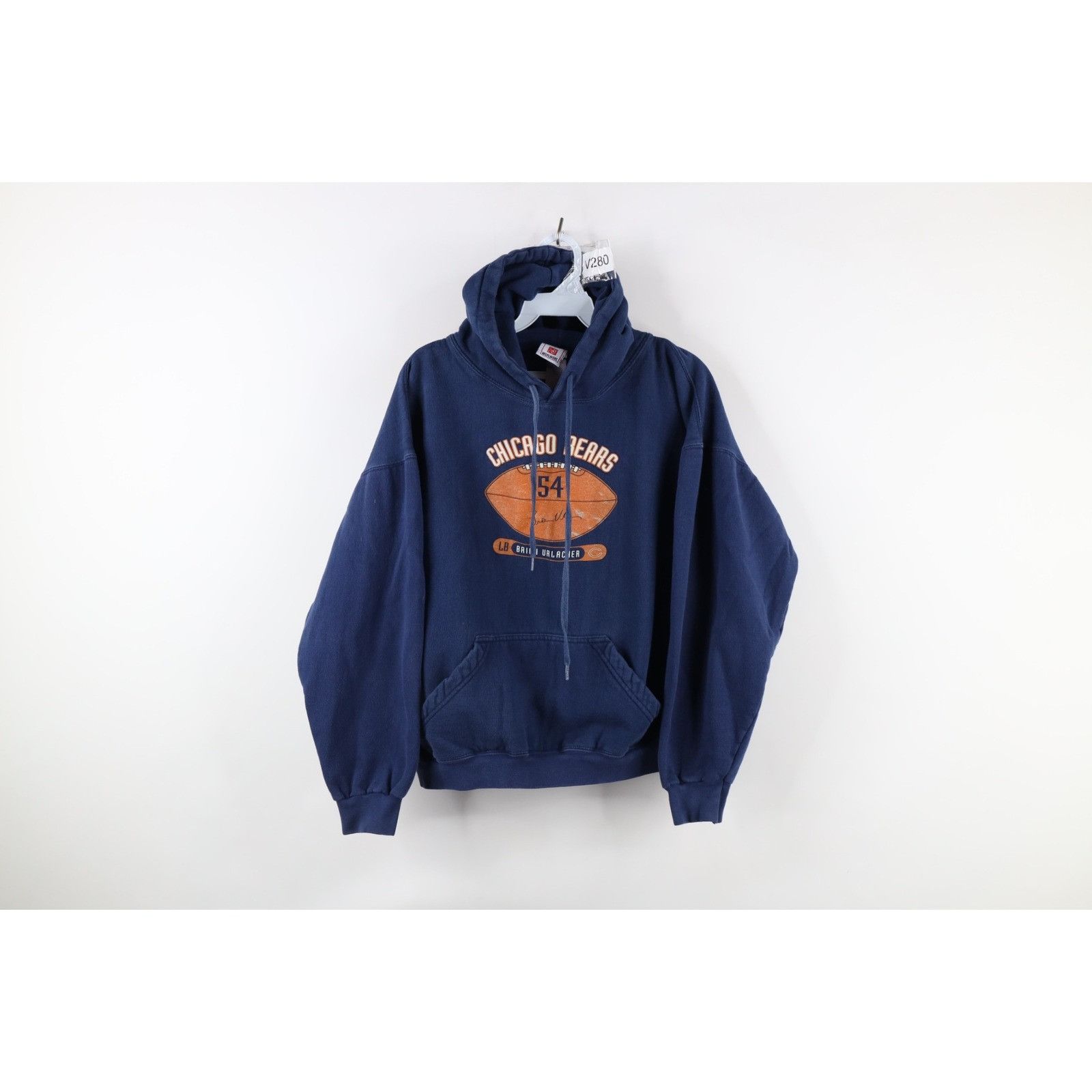 Vintage Vintage Cropped Brian Urlacher Chicago Bears Football Hoodie Size M / US 6-8 / IT 42-44 - 1 Thumbnail