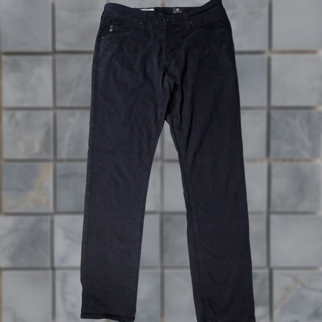 Vintage AG Adriano Goldschmied Pants Mens 32x32 Black Chino The Graduate Tailored Leg Adult Size US 32 / EU 48 - 1 Thumbnail